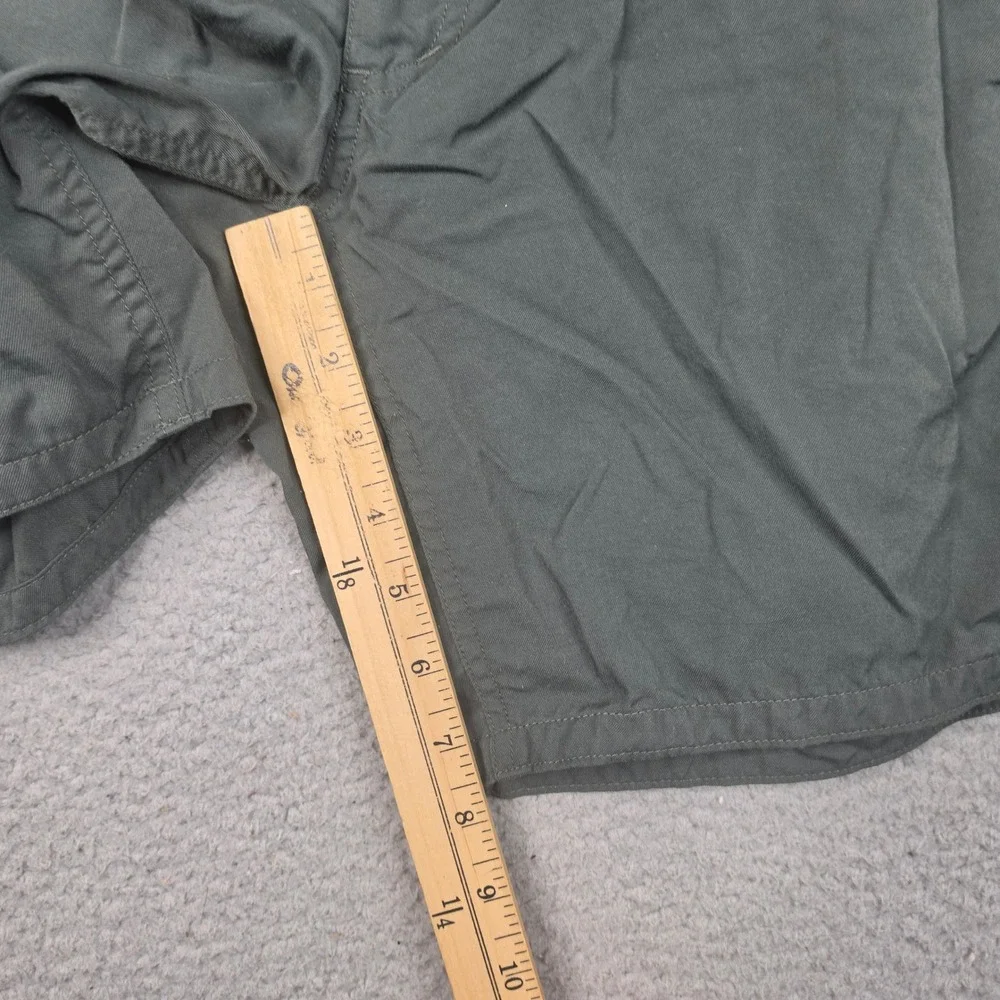 The North Face Cargo Hiking Shorts Mens Medium Green‎ Nylon Belted